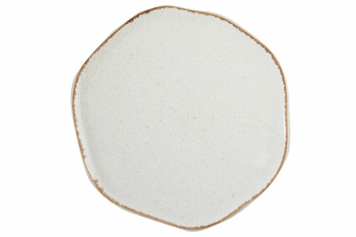 Pure Seasons Bej Düz Tabak 27cm