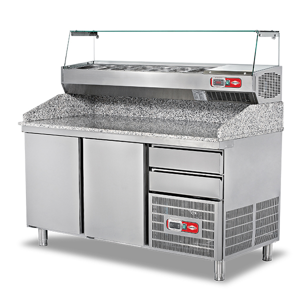 Granit Tablalı Hamur Hazırlık Dolapları