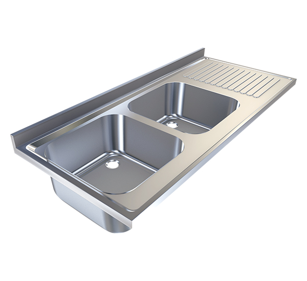 Sağ Damlalıklı Çiftli Evye