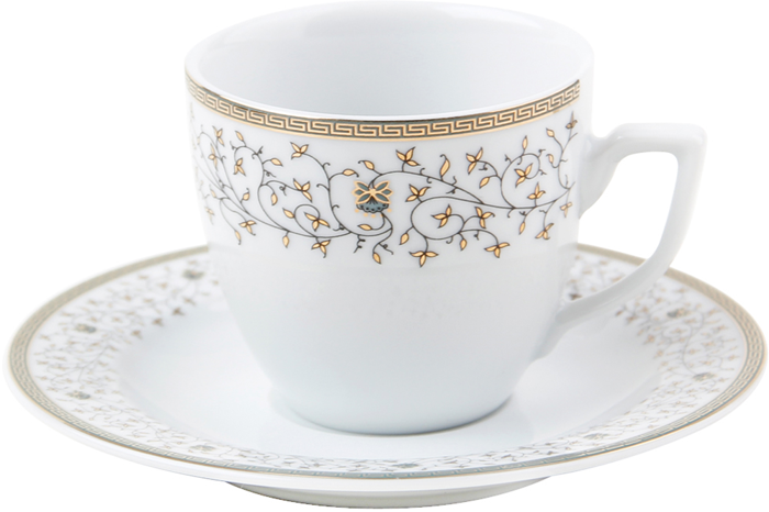 Çırağan Tabaklı Çay Fincanı 190cc