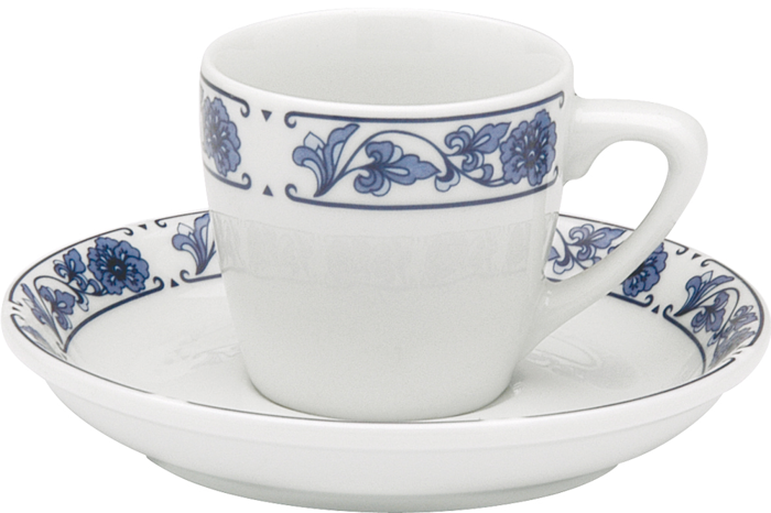 Blue Bird Tabaklı Kahve Fincanı 64cc