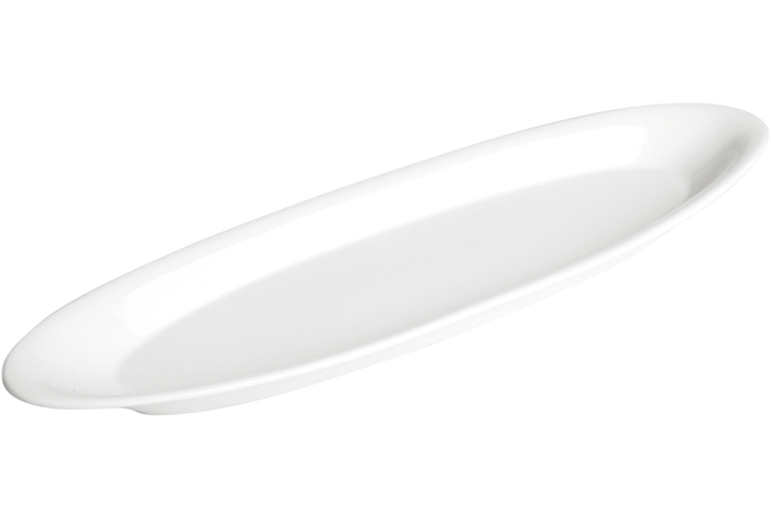 Beyaz Kayık Tabak 62cm