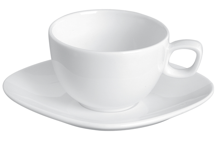 Perspective Beyaz Tabaklı Çay Fincanı 260cc