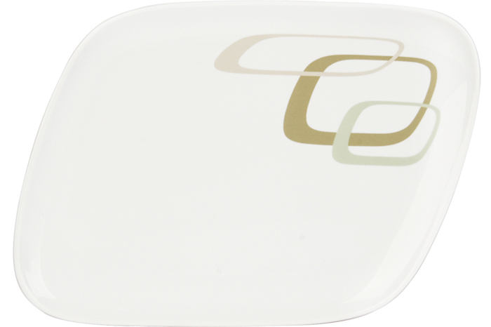 Retro Düz Tabak 17cm