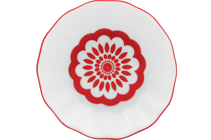 Penç Kırmızı Çay Tabağı 11cm