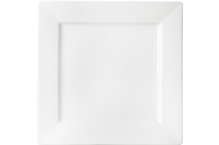 Quadro Beyaz Düz Tabak 21cm