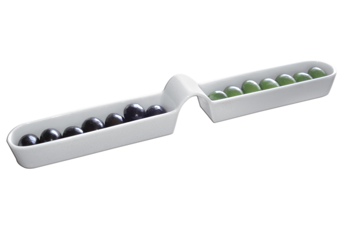 Beyaz Zeytin Tabağı 32cm