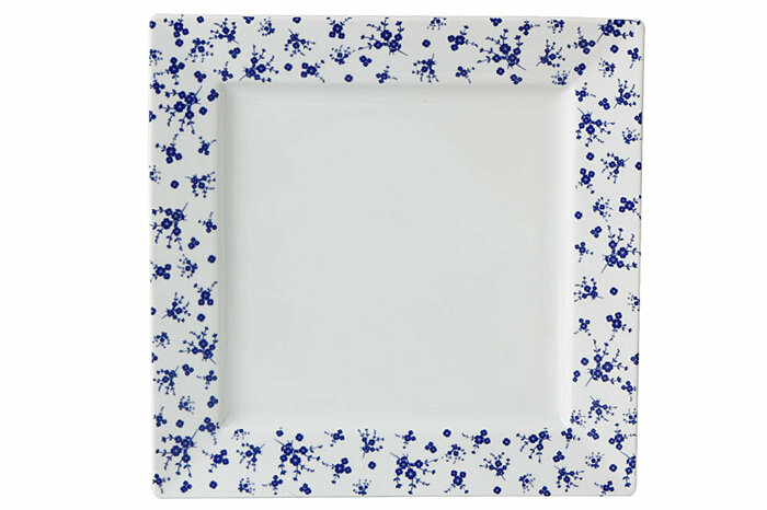 Blue Passion Desen3 Düz Tabak 27cm