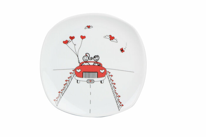 Kaya&Maya Aşkı Düz Tabak 16cm