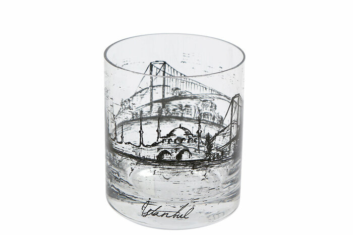 İstanbul Viski Bardağı 2 li Set