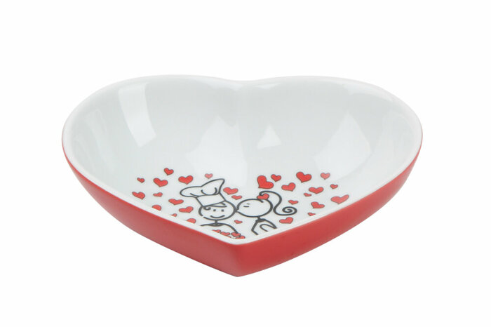 Kaya&Maya Aşkı Kalp Kase 12cm