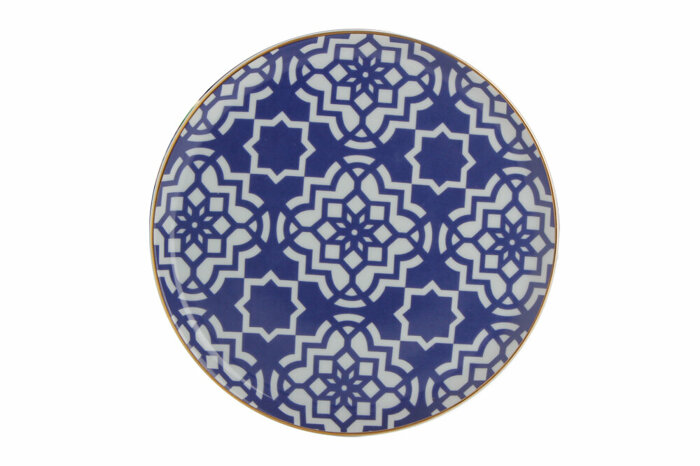 Morocco Desen7 Mor Düz Tabak 20cm