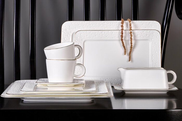 Moonlight Gold 85 Parça 12 Kişilik Yemek Takımı