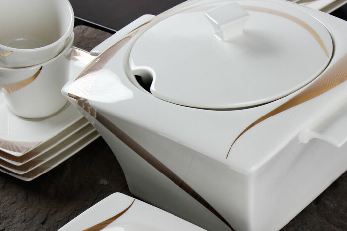 Strip 86 Parça 12 Kişilik Yemek Takımı