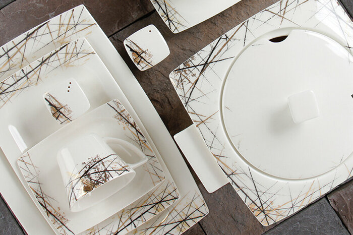 Spectrum 86 Parça 12 Kişilik Yemek Takımı