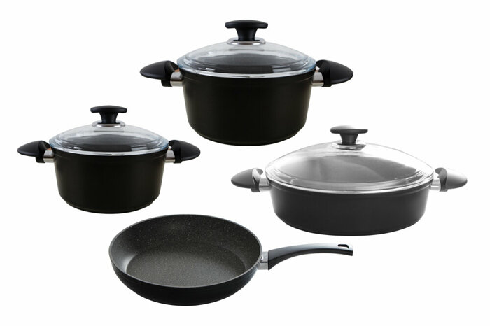 Grena Siyah Tencere Takımı 7 Parça