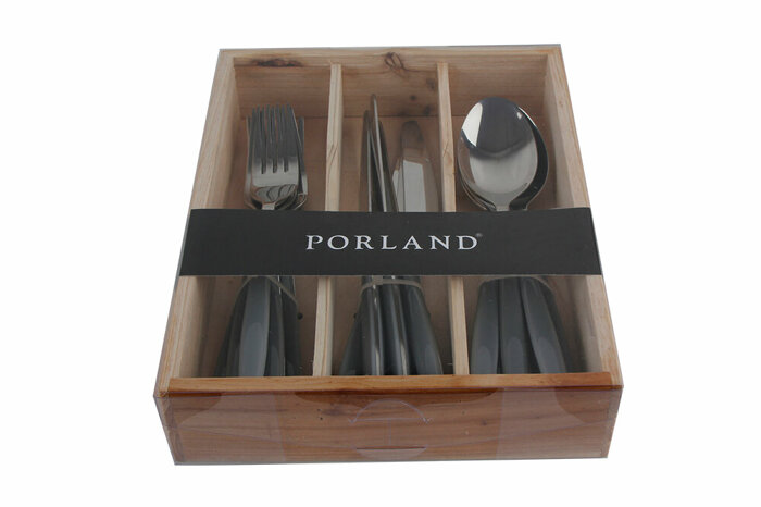 Trendy Gri Çatal Kaşık Bıçak Takımı