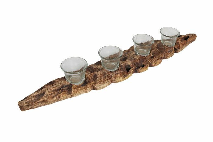 Fossil Tealight 4 lü 14cm