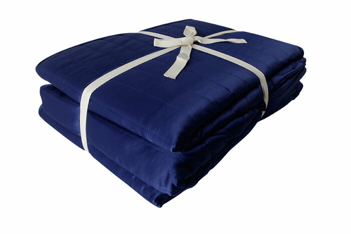 Kinship Lacivert Yatak Örtüsü 260x240cm