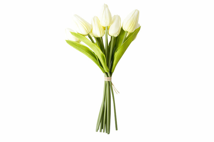 Lale Demet Sarı Yapma Çiçek 25cm