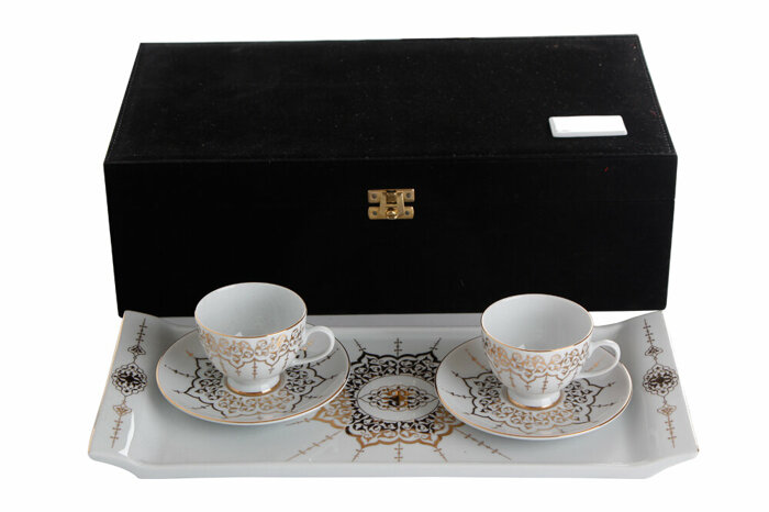 Ferhest Gold Kahve Takımı 5 Parça