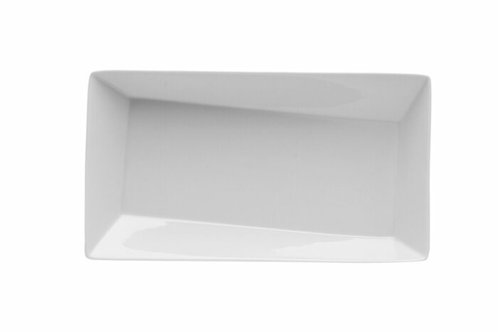 Twist Beyaz Kayık Tabak 27cm