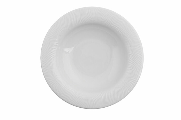 Lara Beyaz Çukur Tabak 25cm