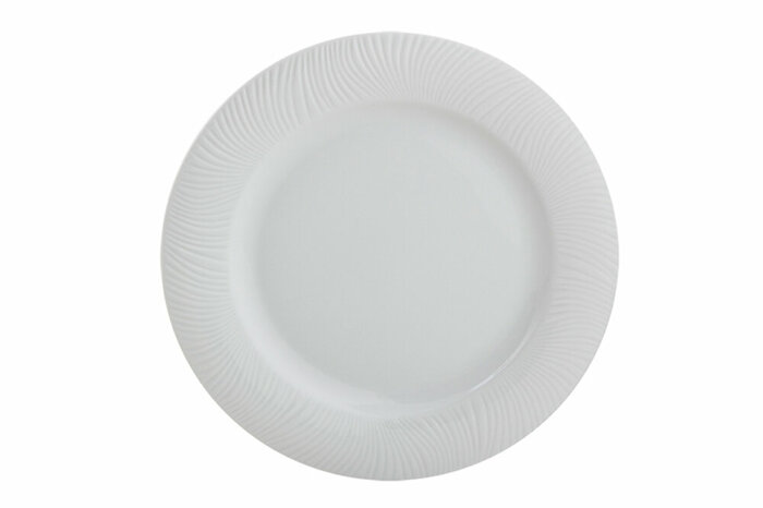 Lara Beyaz Düz Tabak 27cm