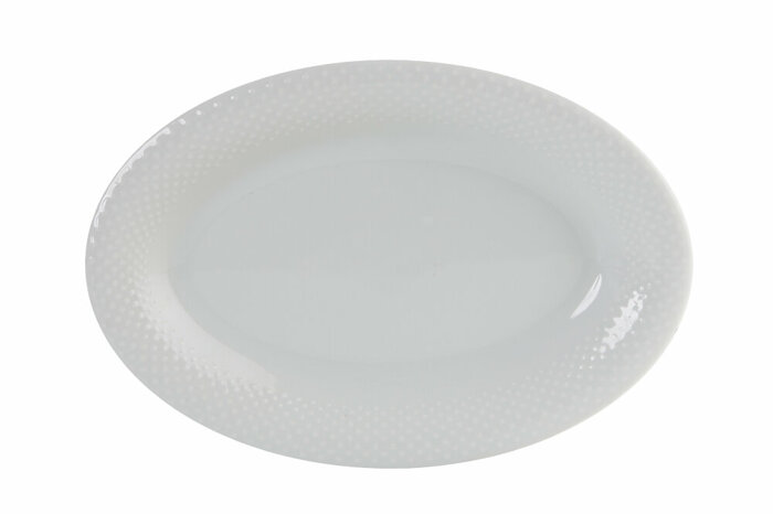 Collet Beyaz Desen1 Kayık Tabak 28cm