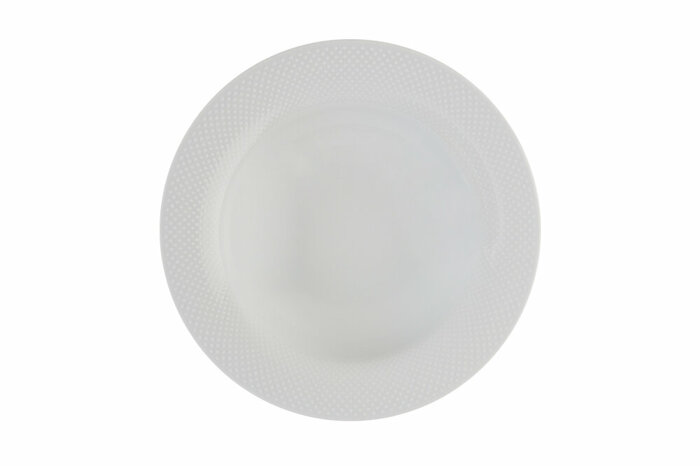 Collet Beyaz Desen1 Çukur Tabak 30cm