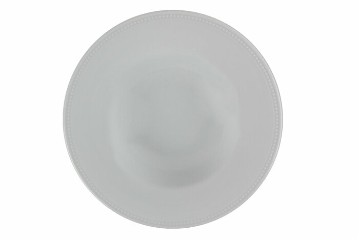 Collet Beyaz Desen2 Çukur Tabak 25cm