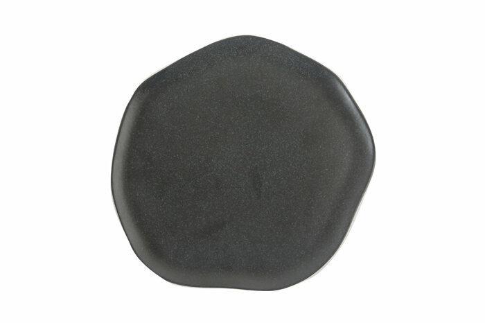 Pure Seasons Siyah Düz Tabak 21cm