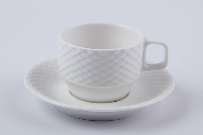 Aqua Alumilite Tabaklı Çay Fincanı 150cc