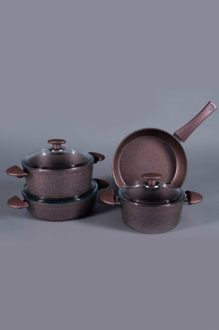 Santino Lila Tencere Takımı 7 Parça