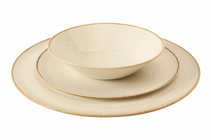Grazia Seasons Bej Yemek Takımı 3 Parça