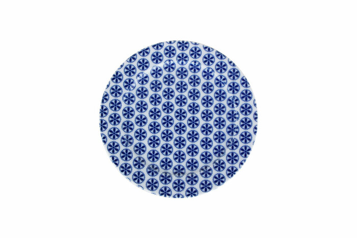 Blue Desen4 Düz Tabak 16cm