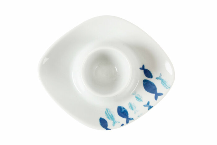 Deep Blue Desen1 Yumurtalık 14CM