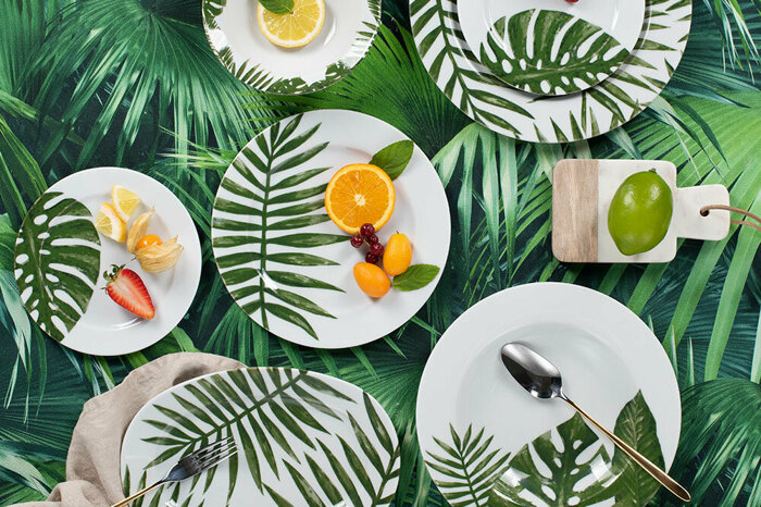 Botanik 32 Parça 6 Kişilik Yemek Takımı