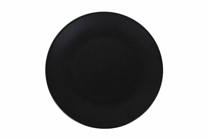 Seasons Siyah Düz Tabak 26cm