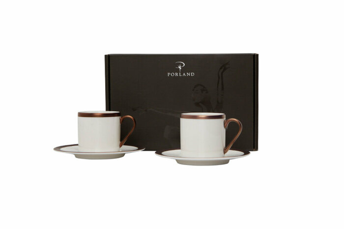 Copper Line Kahve Takımı 4 Parça