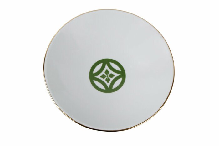 Morocco Desen1 Yeşil Çukur Tabak 19cm