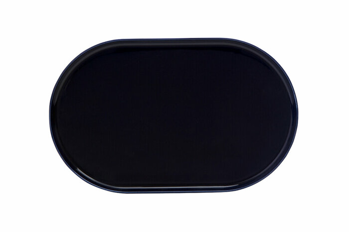 Ethos Navy Blue Kayık Tabak 32cm