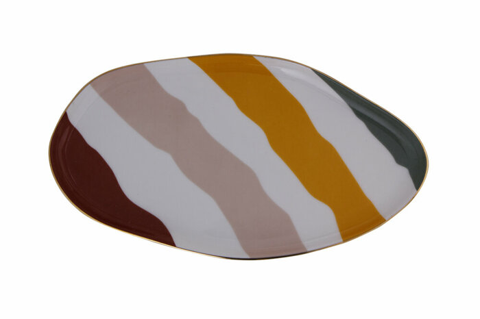 Abstract Kayık Tabak 27cm