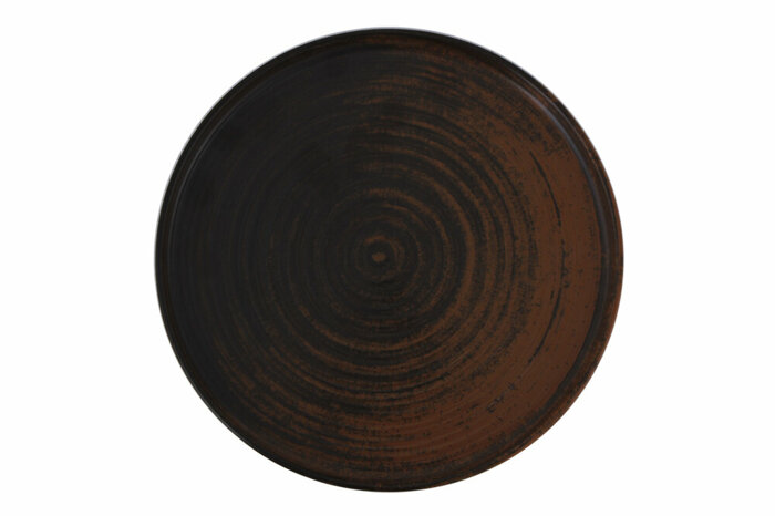 Lykke Kahverengi Düz Tabak 24cm