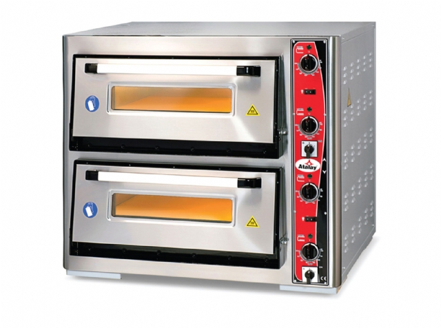 APF-62-2 Pizza Fırını 62x62 Çift Katlı