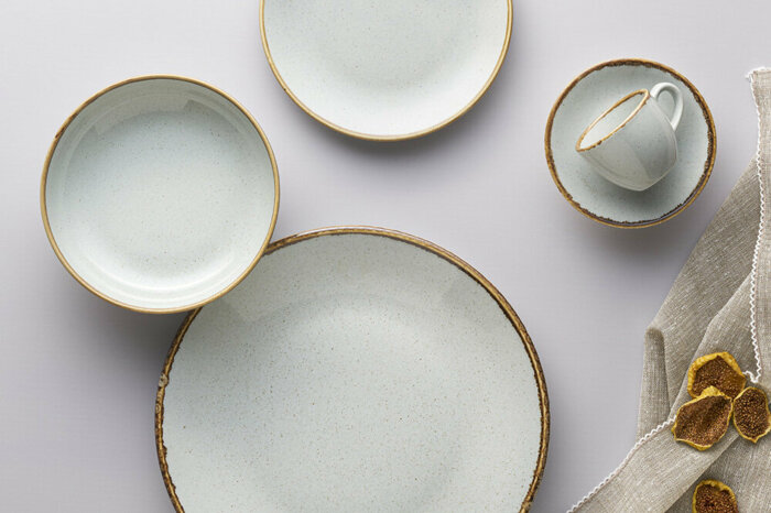 Seasons Gri 30 Parça 6 Kişilik Yemek Takımı