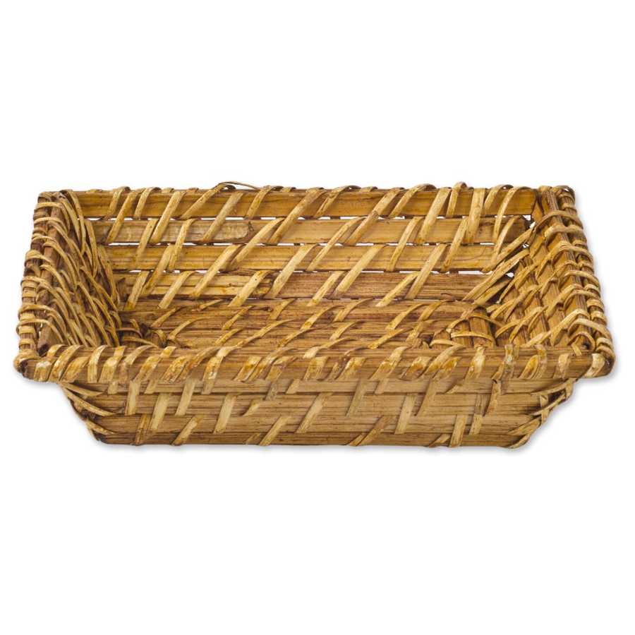 RATTAN DİKDÖRTGEN SEPET 26 CM AÇIK (HES-D26-A)
