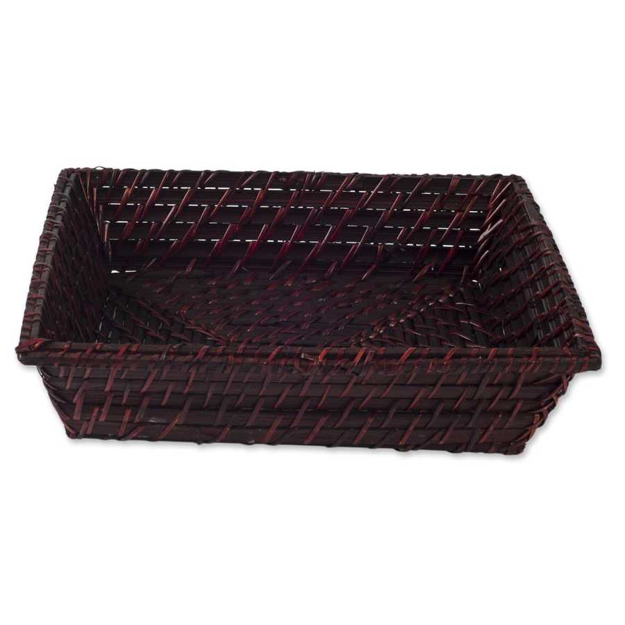 RATTAN DİKDÖRTGEN SEPET 26 CM (HES-D26)
