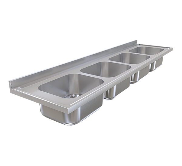 Dört Damlalıklı Tepsili Evye