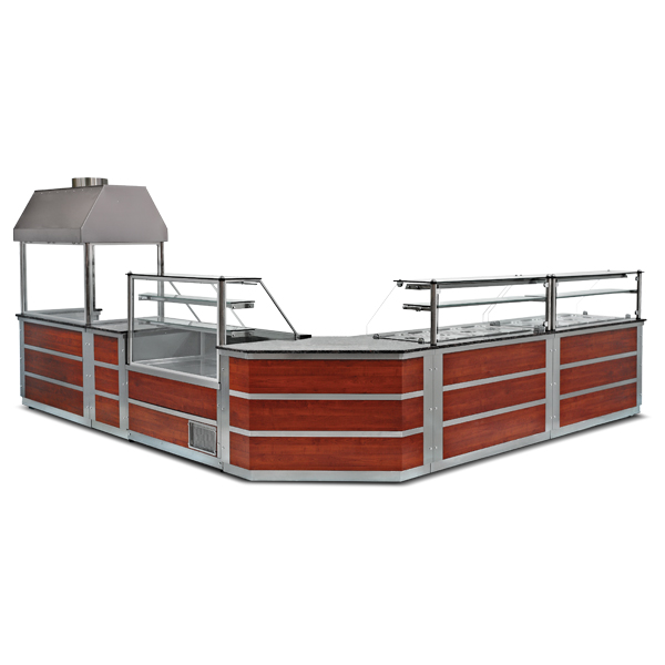 Düz Camlı Servis Üniteleri